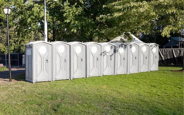 we offer a variety of sizes for our special event portable restrooms to accommodate events of all sizes