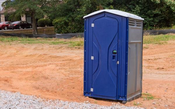 short-term portable restrooms are commonly rented for work sites